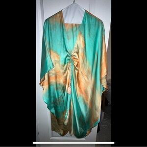 Fashion Nova Tie-Dye Kaftan Dress
